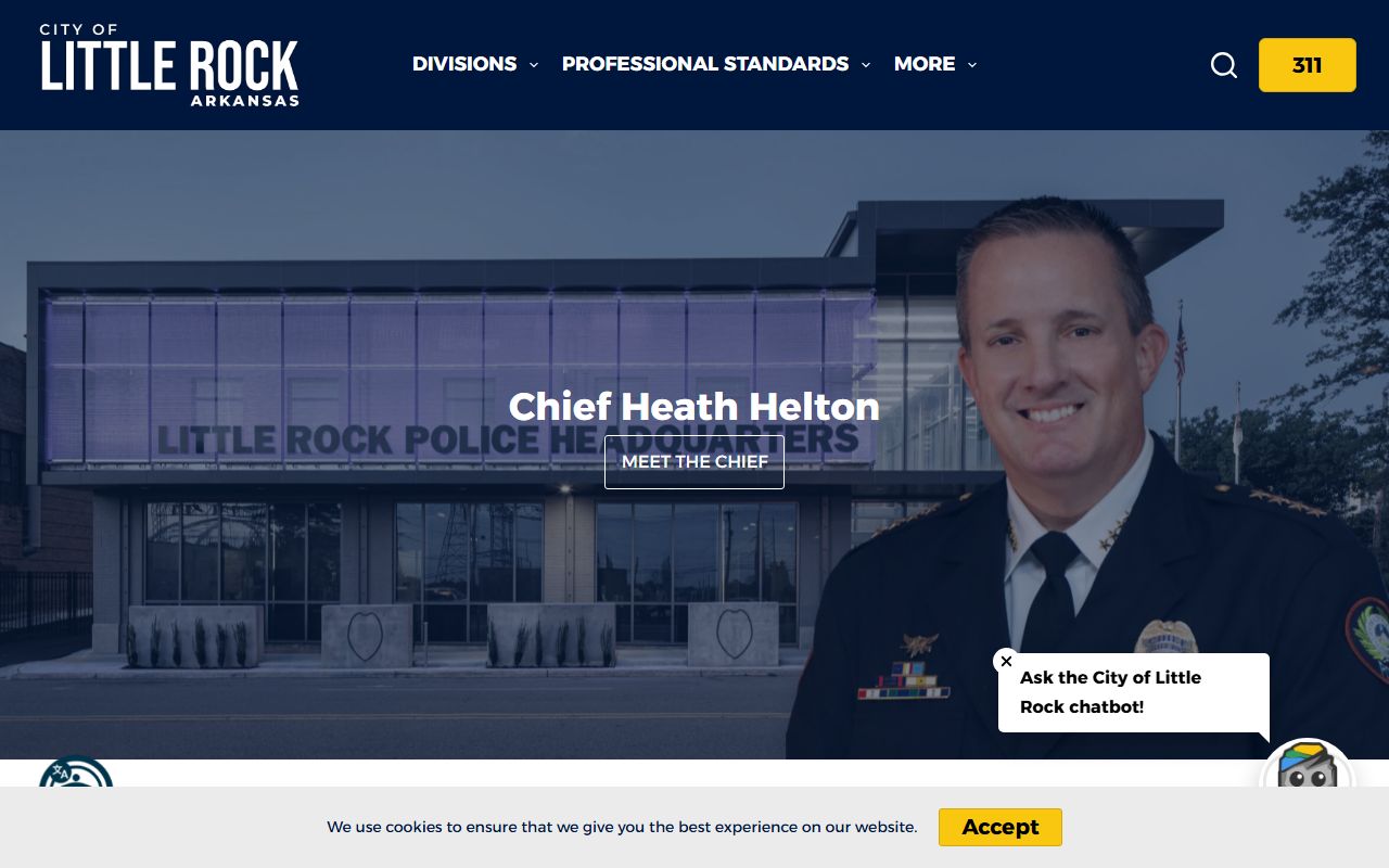 Little Rock Police Department Arkansas inmate population records