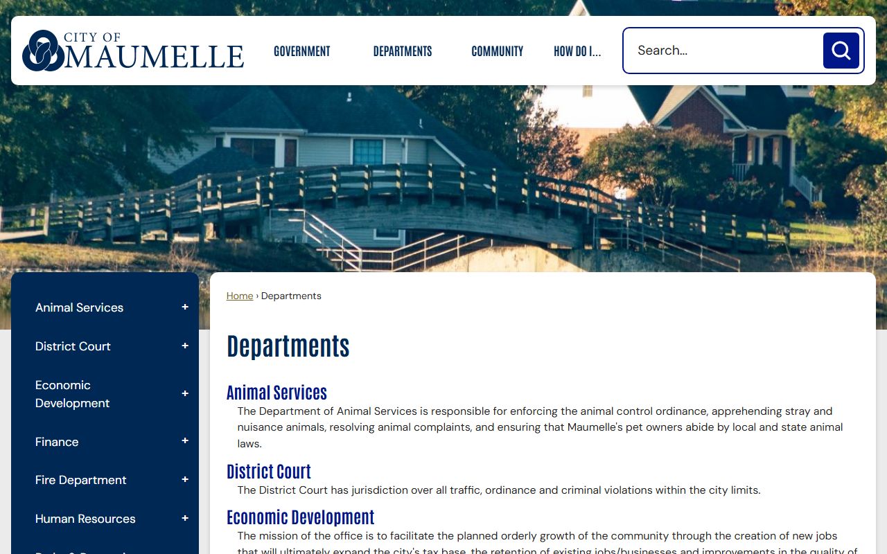 Maumelle District Court inmate population page