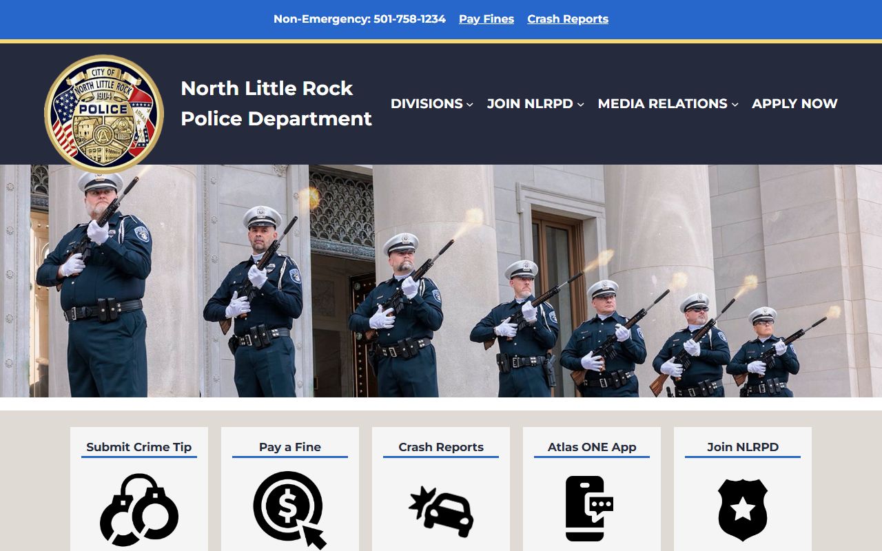 North Little Rock Police inmate population page