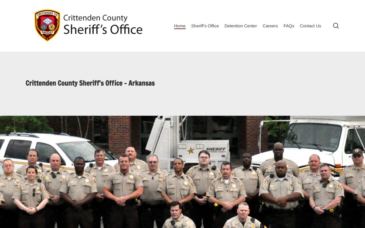 Crittenden County Sheriff inmate population office