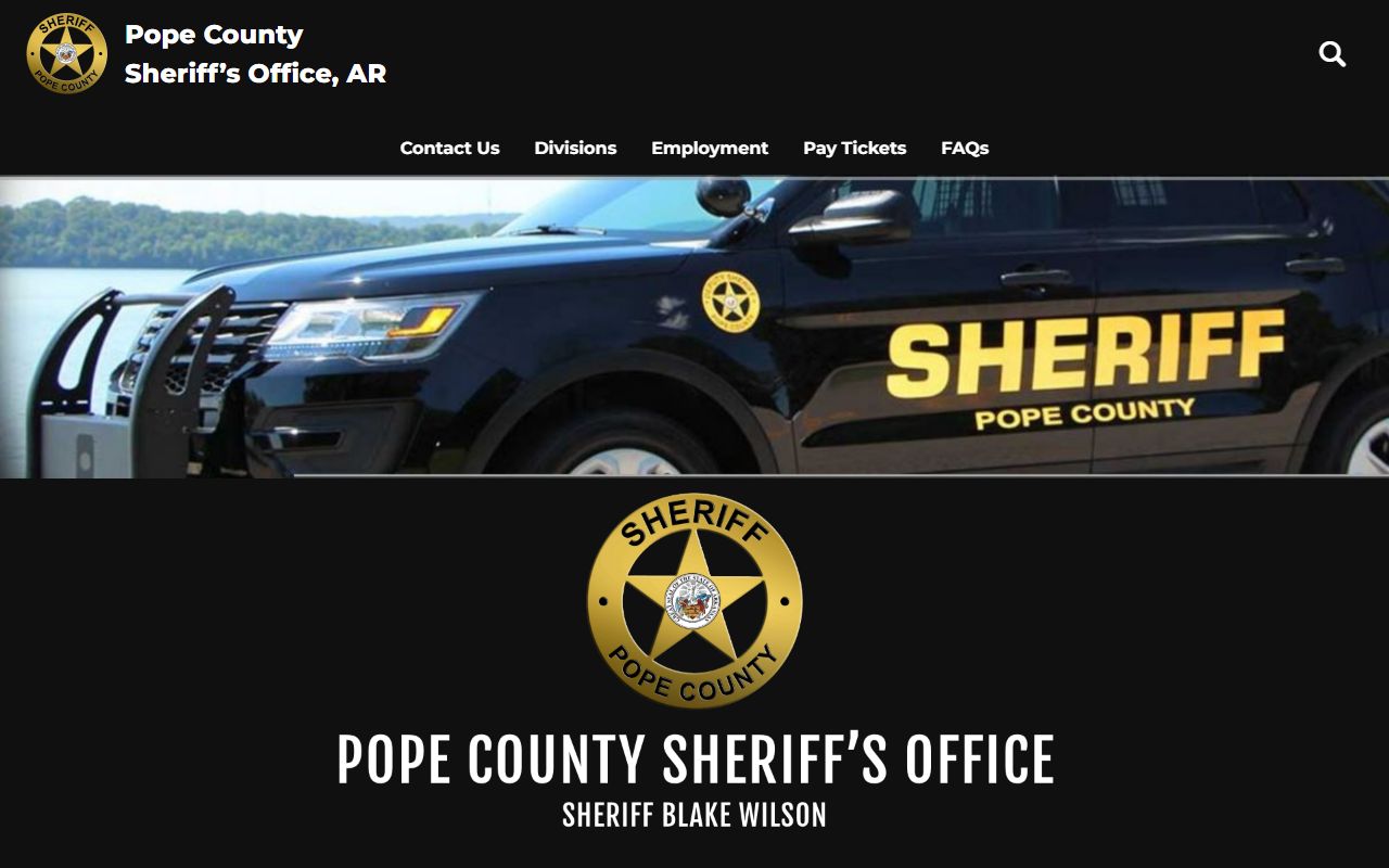 Pope County Sheriff inmate population site