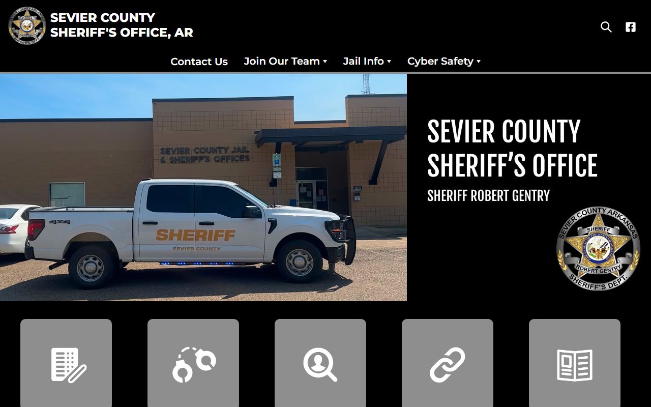 Sevier County Sheriff inmate population website