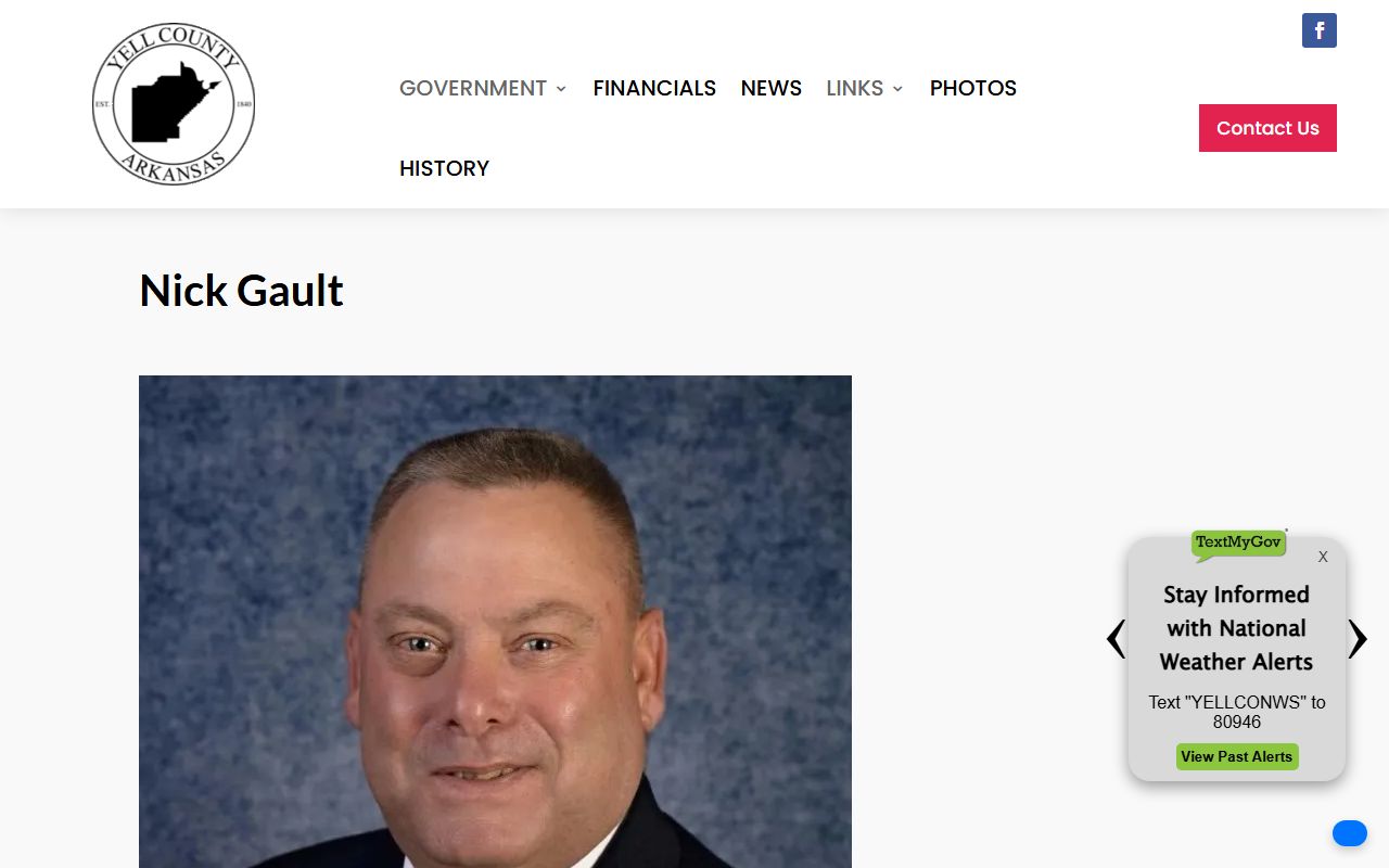 Yell County Sheriff inmate population page